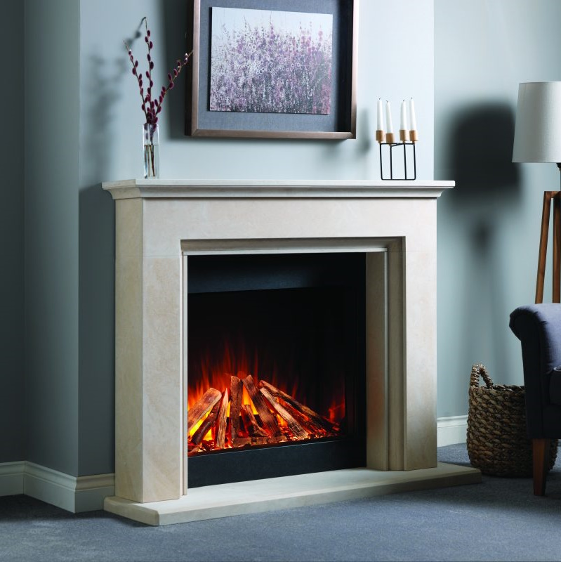 Solution Fires LUX 75 Electric Media Wall or Traditional Fire - Image 3