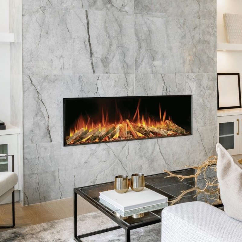 Solution Fires Pure 1600SL Black Series Electric Media Wall Fire - Image 2