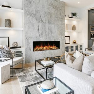 Solution Fires Pure 1600SL Black Series Electric Media Wall Fire