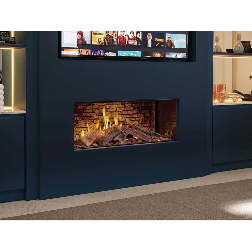 Solution Fires TrueFlame 100 3DX Electric Media Wall Fire - Image 3