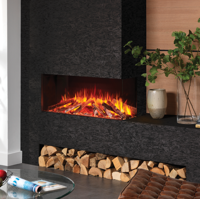 Solution Fires LUX 100 Electric Media Wall Fire - Image 2