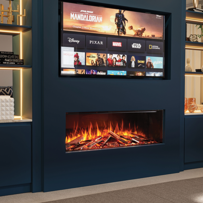 Solution Fires LUX 125 Electric Media Wall Fire - Image 3