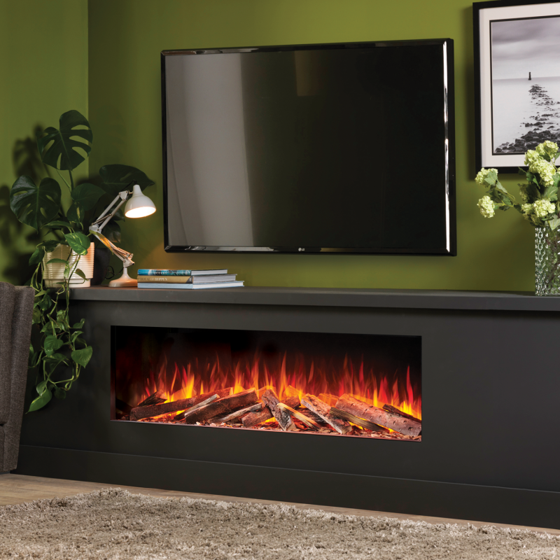 Solution Fires LUX 150 Electric Media Wall Fire - Image 3