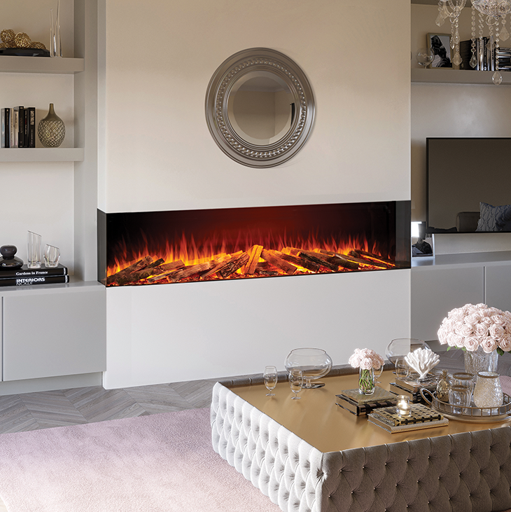 Solution Fires LUX 200 Electric Media Wall Fire - Image 3
