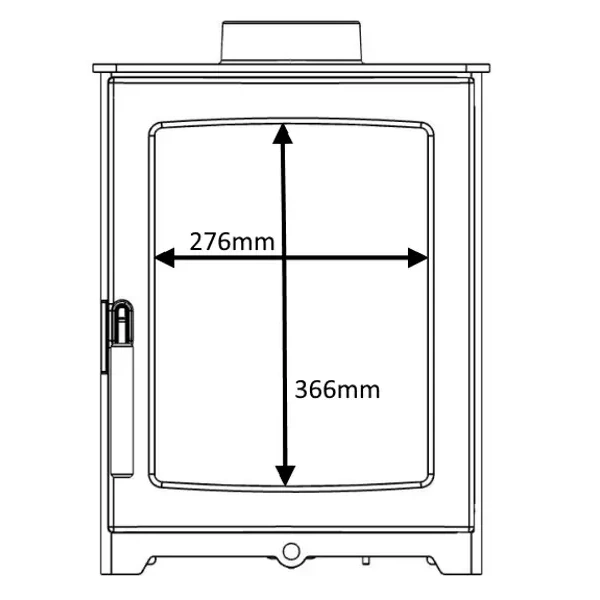 Parkray Aspect 4 Woodburning 4.5kw Stove - Image 2
