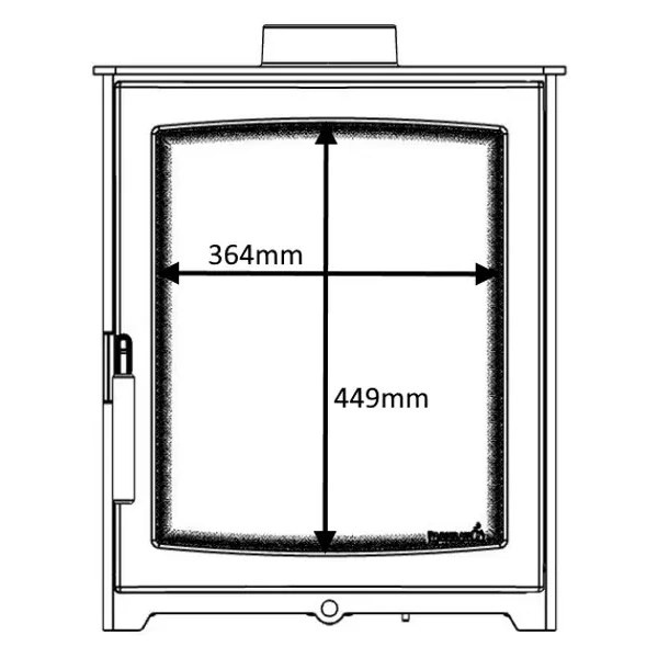 Parkray Aspect 5 Woodburning 5kw Stove - Image 2