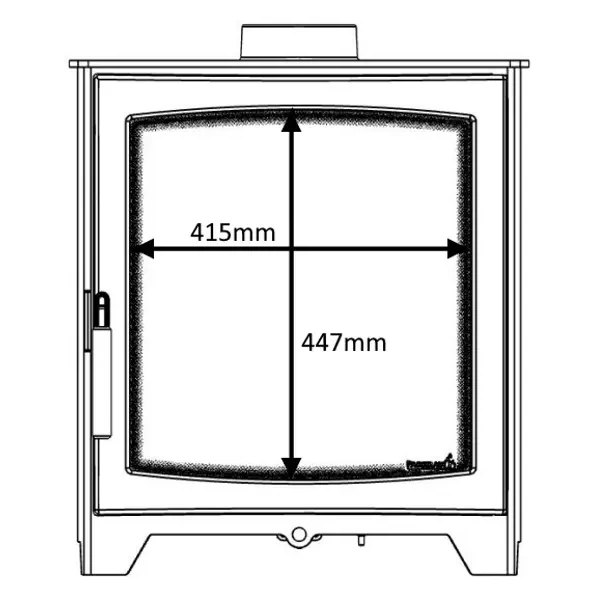 Parkray Aspect 6 Woodburning 5kw Stove - Image 3