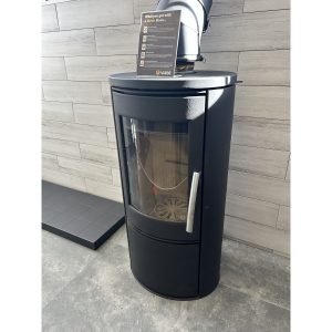 Varde Ovne Shape 2 Woodburner 5kw Cylindrical Modern Stove *EX LIVE DISPLAY TO CLEAR*