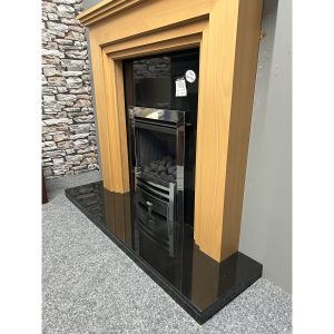 Brison Granite Back Panel & 54" Flush Raised Hearth *TO CLEAR*