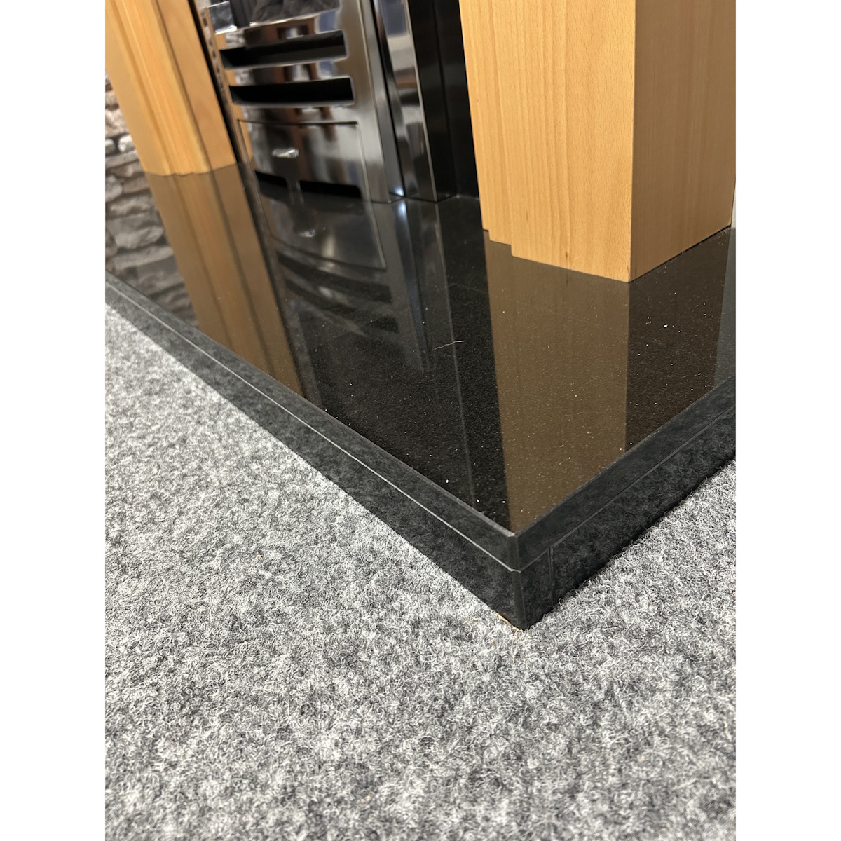 Brison Granite Back Panel & 54" Flush Raised Hearth *TO CLEAR* - Image 2
