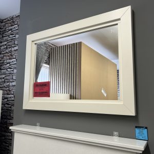 Brison Newby Mirror finished in Magnolia *TO CLEAR*
