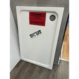 Brison 1200mm x 800mm Acrylic Capped Shower Tray *TO CLEAR*