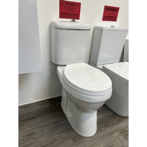 Brison DOCM Closed Coupled WC Open Back Toilet and Seat *TO CLEAR*