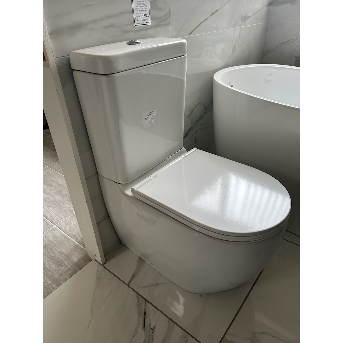 Heritage Stamford Close Coupled Complete Toilet WC including seat *TO CLEAR*